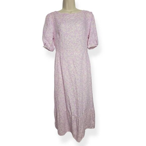 Who What Wear  Floral Orchid Bouquet Maxi Dress Small - Picture 1 of 4